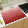 Serie Simple Moderna Esterilla Absorbente Drenante de Barro Diatomeas Cocina Estufa Encimera Fregadero Lavado de Platos Antideslizante Sin Lavado Posavasos