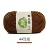 Bufanda Tejida por Uno Mismo de Algodón de Leche de 5 Hilos Peinados Paquete de Materiales para Tejer Crochet DIY Lana en Bola Lana de Grosor Medio