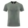 Nova Roupa Fitness Cruzada Europeia e Americana da Amazon para Homens, Treinamento de Secagem Rápida, Justa, Manga Curta, Esportiva, Roupas de Secagem Rápida
