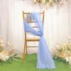 Novo Fio de Tule para Fundo de Casamento Fio para Encosto de Cadeira Fio Suíço Fio Branco Decorativo para Cadeira de Casamento Fio de Bambu Fundo Decorativo para Cadeira