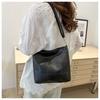 Bolso Grande de Color Sólido para Mujer 2024 Primavera y Verano Nuevo Gran Capacidad Alto Nivel Lujo Ligero Bolso de Hombro Cruzado Casual para Mujer