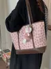 Bolsa Retro para Deslocamento Transfronteiriço Feminina 2025 Nova Casual Grande Capacidade Bolsa de Ombro Outono e Inverno Bolsa Tote Portátil