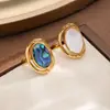 Anillo Nala Nala Estilo Vintage con Concha de Abulón y Perla para Mujer, Anillo para Dedo Índice que No se Desvanece, Sensación de Nicho de Alta Gama