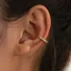 Set de 5 Piezas de Aretes de Moda Estilo Punk Minimalista Sencillo con Pedrería y Perlas, Pendientes Modernos y Versátiles para Mujer