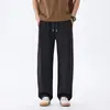 Pantalones casuales para hombre 2026 verano nuevo estilo sueltos finos rectos pantalones de chándal casuales algodón