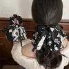 Lazo de Cinta Floral Retro para el Cabello para Mujer, Cuerda Elástica Elegante para Cola de Caballo, Diadema, Nuevo Estilo 2023