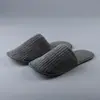Zapatillas Desechables Hotel Estrella al por Mayor B&B Hogar Hospitalidad Invierno Engrosadas Punta Cerrada Terciopelo de Coral Antideslizantes