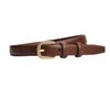 Cinto Casual Popular Europeu e Americano para Mulheres Retrô Cintura com Borda Imitação de Couro Pu Cinto Fino Sy-4755