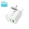 Cargador A+C de 65W con Luz, Adaptador de Corriente 5V2A12W, Qc3.0, Stock Global, Envío 24H