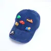 Boné de beisebol infantil de algodão lavado retrô estilo coreano, boné com aba infantil masculino transfronteiriço com tema de desenhos animados Carros, atacado