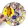 50 Pegatinas de grafiti de estrella de LeBron James para laptop, equipaje, teléfono móvil, coche, decoración impermeable