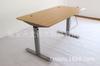 Mesa elevable personalizable panel de mesa de bambú escritorio de doble uso para negocio en casa Banco de trabajo
