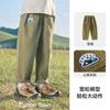 [No se hacen bolitas] Pantalones tejidos de algodón para niño Cotton Hall Primavera y Otoño Nuevo estilo Pantalones rectos holgados para niños Antibacterianos
