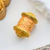 Estilo Étnico Chino Aleación Pintada Cubo Cuentas Joyería Accesorios Metálicos Adornos Colgantes Decorativos Regalos Temporada de Viajes Venta al por Mayor