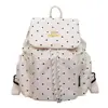 Mochila Nueva de Alta Calidad Moderna para Mujer Estilo Coreano Ligera con Lunares Nicho Tendencia Mochila para Salir Mochila Estudiante de Doble Hombro