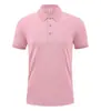 Nueva camiseta tipo polo transfronteriza 2026 con cuello camisero, ropa de trabajo de alta gama para negocios, camiseta de manga corta, transpirable, casual y a la moda para el verano