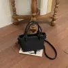 Otoño 2026 Nuevo Estilo Coreano Bolso de Mano Sencillo Bolso Cubo Sencillo de Moda Bolso de Hombro Único con Textura Bolso Cruzado