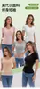 Top de Mujer de Manga Corta de Modal con Sujetador Incorporado, Tallas Grandes, No Necesita Usar Sujetador, Camiseta de Cuello Redondo, Capa Base Versátil