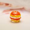 Han Yuyuan Color Lindo Gota de Aceite Vidrio Cuenta Redonda Agujero Recto Hecho a Mano DIY Aretes Pulsera Colgante Material de Decoración Accesorios