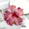 Flor de hibisco artificial grande para manualidades estilo hawaiano, flores artificiales, accesorios para el cabello, materiales y accesorios para fotografía en casa y decoraciones pequeñas