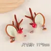 2026 Novo Presépio Clip de Cabelo com Galhos Acessórios de Cabelo Estilo Floresta Clip de Cabelo de Alce Fofo de Natal para Crianças Decorações de Cabeça de Natal