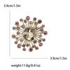 Estilo europeu e americano simples requintado popular liga strass broche girassol jóias populares colorido corpete pin