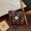 2026 Bolso de Tela Nuevo Lindo de Gran Capacidad para Mujer, Bolso de Hombro Casual Lindo Estampado, Bolso de Axila, Bolso Tote para Mujer