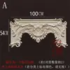 Painéis de Parede Esculpidos em Madeira, Apliques de Madeira Maciça, Padrões Florais Estilo Europeu, Portas de Armário, Painéis de Madeira para Parede de Fundo, Peças Decorativas para Casamentos