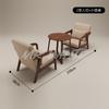 Conjunto de Mesa y Sillas de Madera Maciza para Cafetería de Moda, Sofá Cómodo Estilo Japonés, Cabina de Alto Nivel de Fábrica para Taberna, Bar, Tienda de Té de Leche