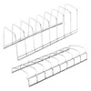 Organizador de almacenamiento de platos de acero inoxidable, escurridor de encimera, estante de almacenamiento de cocina, estante para cuencos, soporte de almacenamiento de platos