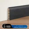 Rodapié de Fibra de Madera de Bambú y Madera Plástica, Exclusivamente para Exportación, Rodapié de Piso de PVC, Moldura de Esquina de Pared, Fabricado a Medida de Fábrica Según Muestra