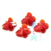 Cuentas de cristal Pujiang cuentas sueltas al por mayor accesorios DIY agujero de 10 MM cortina de cristal colgante de mariposa