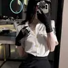 Grupo de mujeres puro querer suave retro malla flor casada Lolita guantes de encaje blanco sexy accesorios para fotos de alta calidad negro