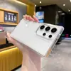 Ranura Pegamento Espacio Cáscara Adecuado para Huawei Honor 100 Transparente Anti-Caída Funda para Teléfono Móvil Mate70Pro Acrílico