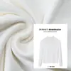 Camisa base de algodón modal con base de lana para mujer, camiseta básica, 26 prendas de otoño/invierno para mujer, hombro normal, manga larga, cuello medio, top elegante