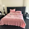 Comércio Exterior Novo Tafetá Cor Sólida Jacquard Manta Multifuncional Jacquard Borboleta Manta Fabricante