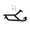 Adecuado para Honda NWX125 parachoques de acero al carbono negro barra de escape parachoques anticaída anticolisión accesorios con bloque de sujeción reflectante