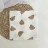 Manta Envolvente para Bebé Clase A, Gasa Doble Capa Color Algodón de Azúcar, Toalla Envolvente para Recién Nacidos, Toalla de Baño, Manta, Delgada y Suave para Verano