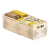 Cesta de Almacenamiento Plegable Extensible, Caja de Almacenamiento de Gran Capacidad para Gabinete de Cocina del Hogar, Caja de Almacenamiento para Snacks y Artículos Varios de Escritorio en la Sala de Estar