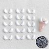 30 Novos Acessórios de Unha de Asas de Anjo Luminosas Asas Pequenas Luminosas Estéreo Acessórios de Unha DIY Transmissão ao Vivo