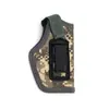 121 Funda Oculta IWB, Funda Invisible para Cintura Cs, Funda para Pistola de Cintura de Tela Oxford Intercambiable Izquierda-Derecha