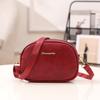 2026 Moda Callejera de Verano Bolso Pequeño Cuadrado para Cámara de PU con Cremallera Bolsillo para Identificación Teléfono Bolsos Bolso de Hombro de Cuero con Cera de Aceite