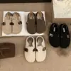 Primer Encuentro Zapatos de Mujer Suaves de Temporada 2026 Invierno Nuevo Estilo Coreano Retro Planos sin Cordones Mocasines Zapatos de Algodón con Forro de Polar para Uso en Exteriores
