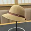 Sombrero de Sol de Metal Estilo Francés con Lazo para Mujer 2026, Protección Solar Primavera y Verano, Sombrero Tipo Cubo Estilo Hepburn para Adelgazar el Rostro, Vacaciones