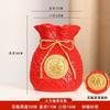 Bolsa de Bendición Grande de Resina Botella Agitador Tono Explosiones Fruta Roja Flor de Simulación Boda Año Nuevo Decoración Sala de Estar Habitación de Boda Decoración