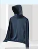 2026 Ropa de Protección Solar de Seda de Hielo para Exteriores Hombres Mujeres Verano Protección UV Ligera Transpirable Ropa de Protección Solar para Pesca