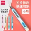 Cuchillo de arte a color Deli 2054, pequeño y fresco, para cortar papel con dibujos animados, cuchillo de arte, cuchillo para cortar papel para estudiantes, cuchillo para empapelar