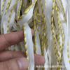 Nuevo estilo con sarga gruesa borde de seda dorada cinturón de madre cojín de coche cojín de sofá accesorios de ropa ribete de borde de almohada cuerda de ribete
