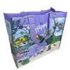 Bolso Bandolera de Hombro Tejido de PP de Fábrica Potente Almacenamiento de Gran Capacidad Empaque Bolsa Ecológica con Dibujos de Animales Entorno de Compra en Supermercado