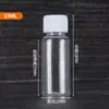 Botellas de Plástico Transparente de Grado Alimenticio al por Mayor en Stock, Botellas Delgadas de Boca Pequeña, Botellas para Muestreo y Dispensación de Líquidos de 30, 50, 100 ml